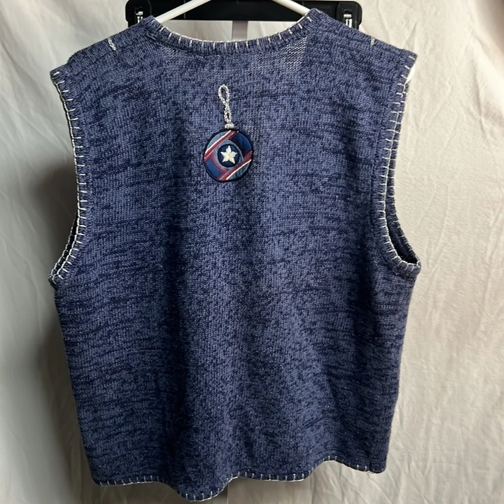 Bobby brooks Christmas vest‎ sz l